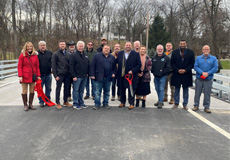 Carol Drive Bridge Ribbon Cutting